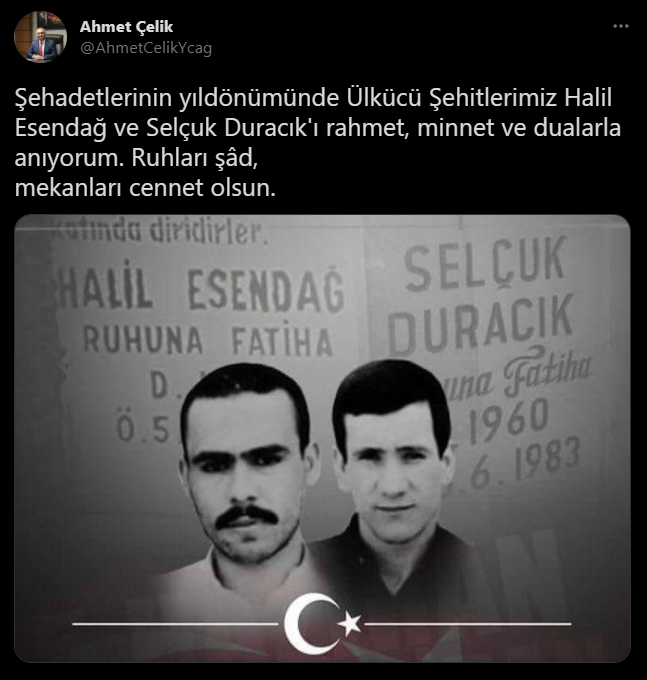 İYİ Partili Çelik'ten Halil Esandağ ve Selçuk Duracık mesajı - Resim : 1