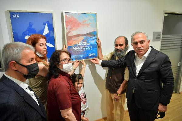 Namevcut sergisi sanatseverlerle buluştu - Resim : 1