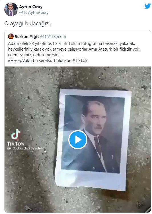 Atatürk'e yapılan alçak saldırı - Resim : 1
