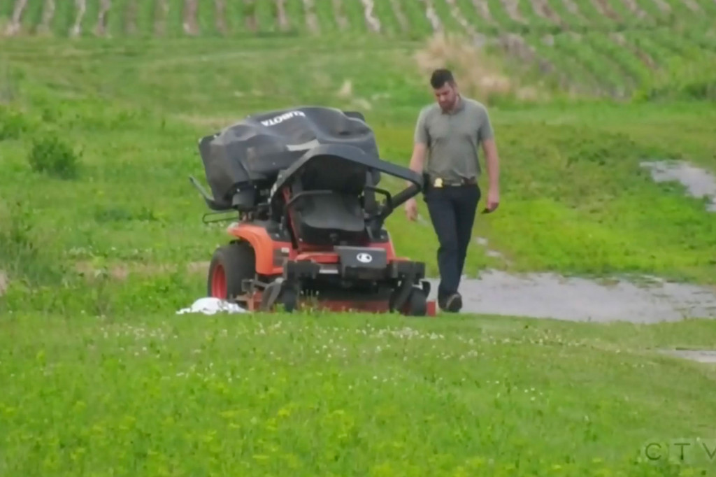 Genç kadına çim biçerken uçak çarptı - Resim : 2