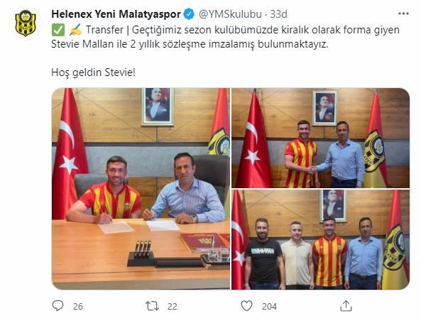 Yeni Malatyaspor'dan önemli hamle - Resim : 1