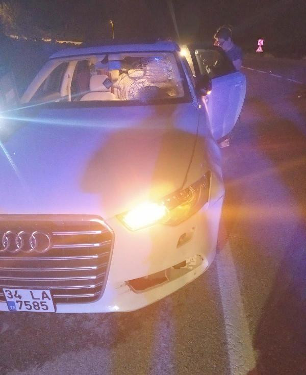 Koyunlarını yolun karşısına geçirirken, araç çarpmasıyla öldü - Resim : 1