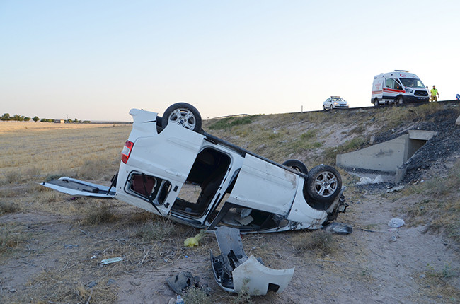 Aksaray’da feci kaza: 2 ölü, 7 yaralı - Resim : 5