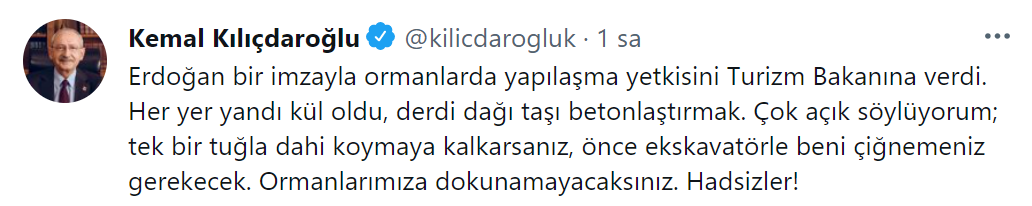 Kılıçdaroğlu'ndan Erdoğan'a çok sert 'yapılaşma yetkisi' tepkisi - Resim : 1