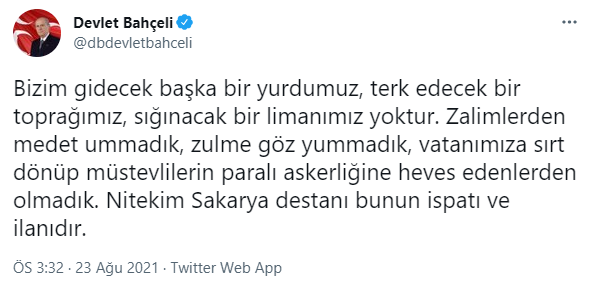 Bahçeli'nin paylaşımı akıllara Metiner'i getirdi - Resim : 1