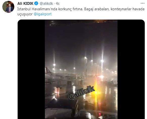 İstanbul Havalimanı'nda korkutan görüntüler - Resim : 1