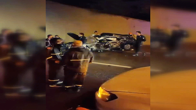 Tünel girişinde kaza - Resim : 2