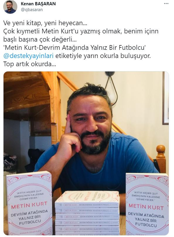 Metin Kurt - Devrim Atağında Bir Futbolcu kitabı yarın raflarda - Resim : 1