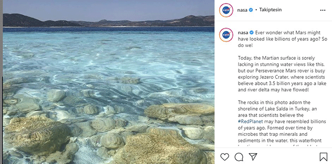 NASA'dan ilginç Türkiye paylaşımı - Resim : 1