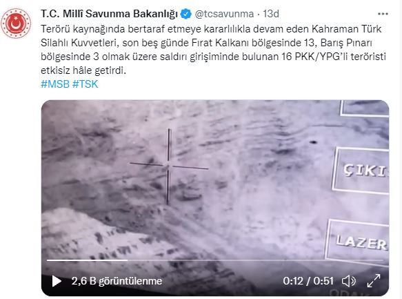 MSB açıkladı: 16 terörist etkisiz hale getirildi - Resim : 1