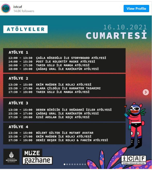 Comics & Art Festival, Gazhane'de başlıyor - Resim : 1