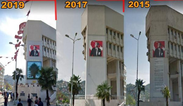 Gençliğe Hitabe'nin Zonguldak Valilik önündeki mazgala kapak yapılmasına inceleme - Resim : 3