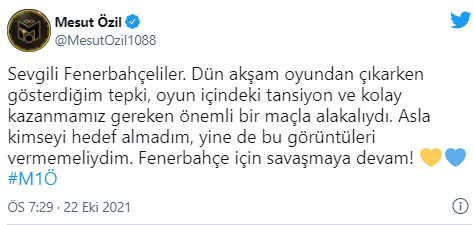 Mesut Özil'den ‘tepki’ açıklaması - Resim : 1