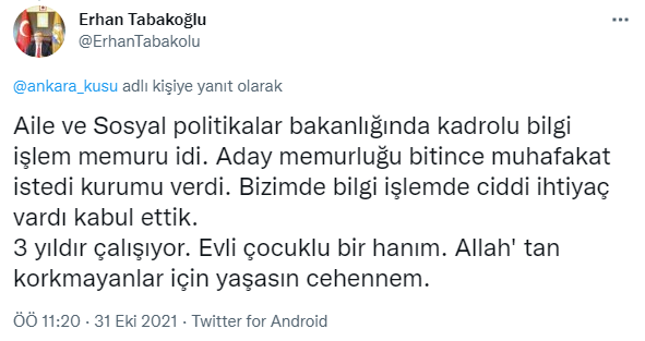 Baldızını işe alan Rektör Erhan Tabakoğlu'ndan cehennemli savunma! Olay duyulunca Trakya Üniversitesi ne yaptı - Resim : 2