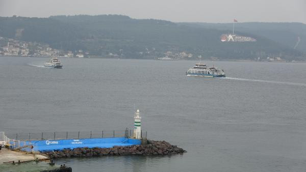 Gökçeada feribot seferlerine lodos engeli - Resim : 1