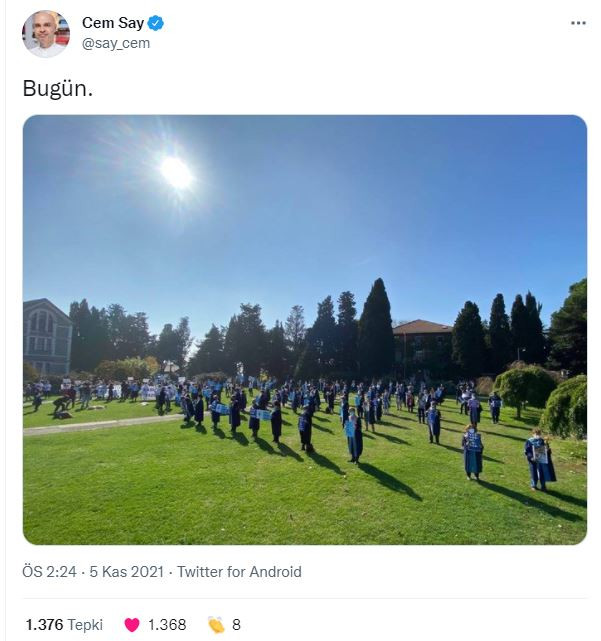 Boğaziçi Üniversitesi'nde bugün de protestolar devam etti - Resim : 3