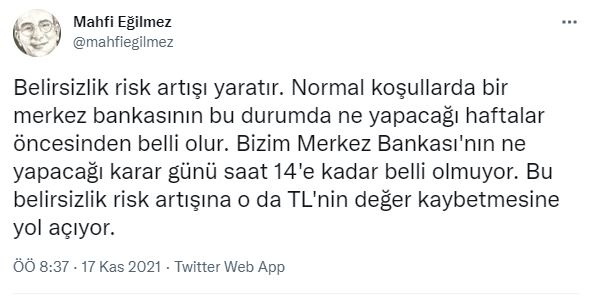 Ünlü ekonomist Merkez Bankası'nın TL'ye nasıl değer kaybettirdiğini açıkladı - Resim : 1