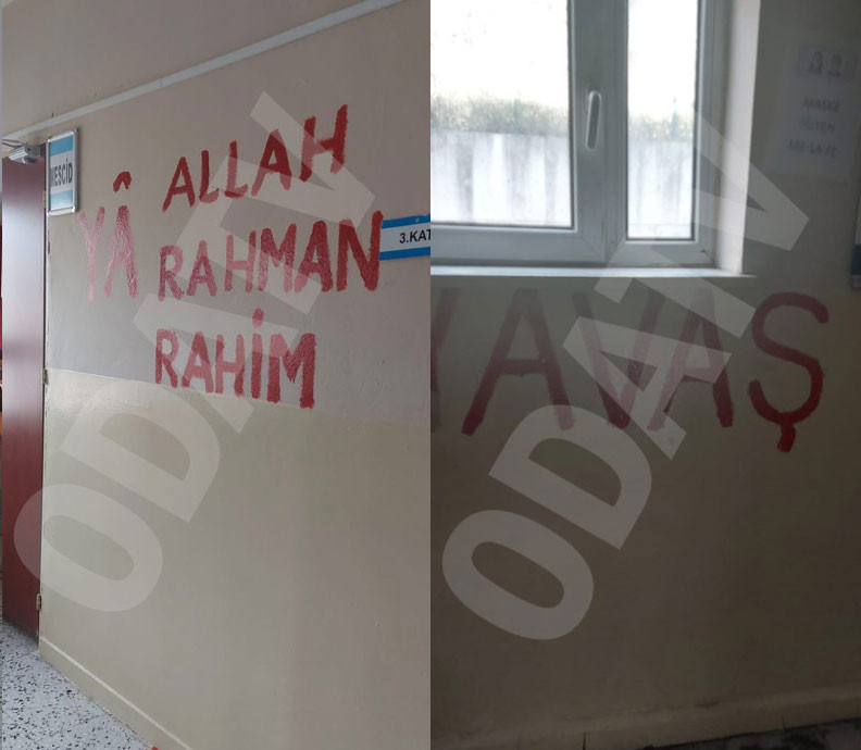 Müdür Bey okulun iç duvarlarında yazıya çıktı - Resim : 2