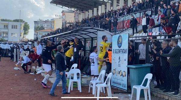 Nazilli'de maç bitti saha karıştı - Resim : 3