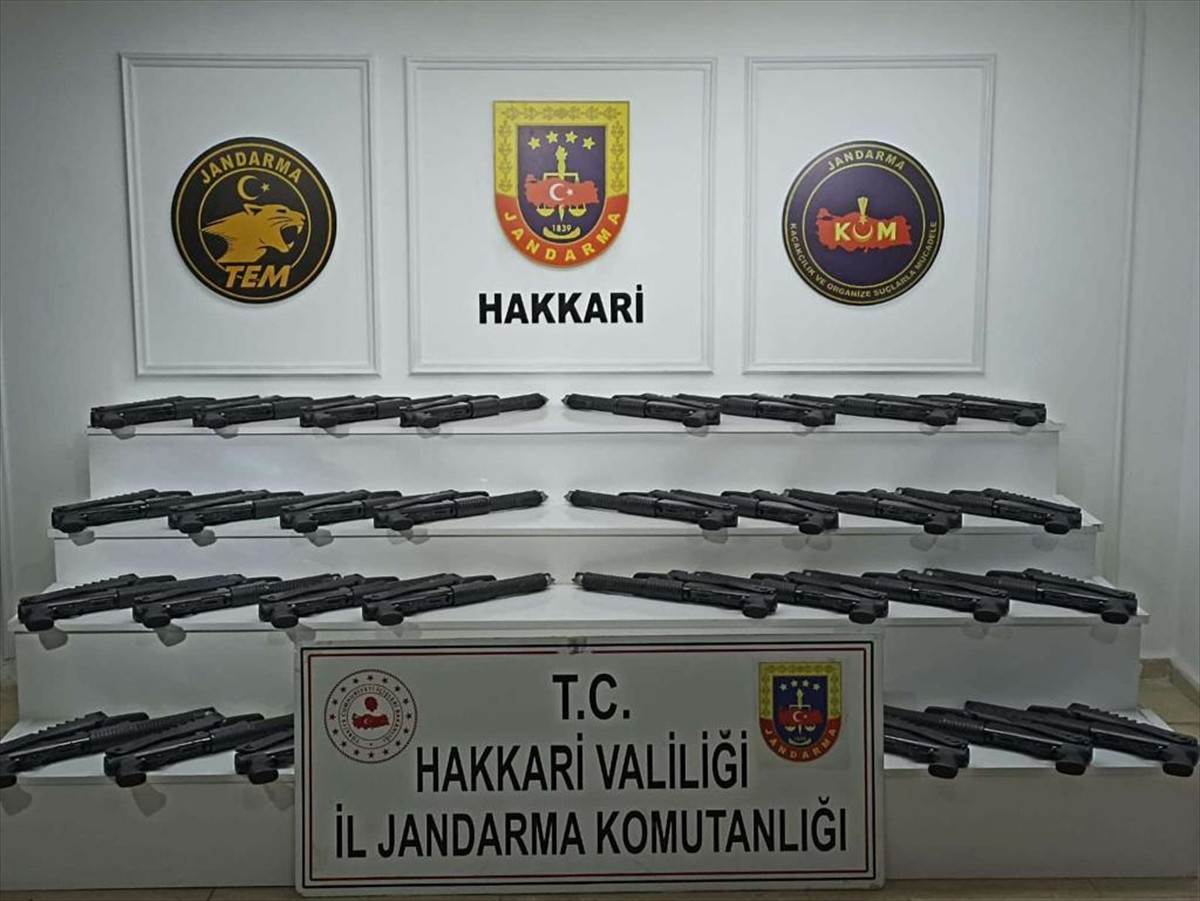 Hakkari'de 190 ruhsatsız av tüfeği ele geçirildi (18 Aralık 2021) - Resim : 1