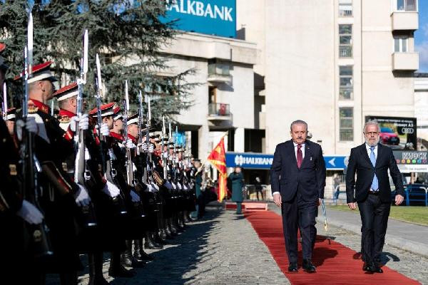 TBMM Başkanı Şentop, Kuzey Makedonyalı mevkidaşı Caferi ile görüştü - Resim : 1