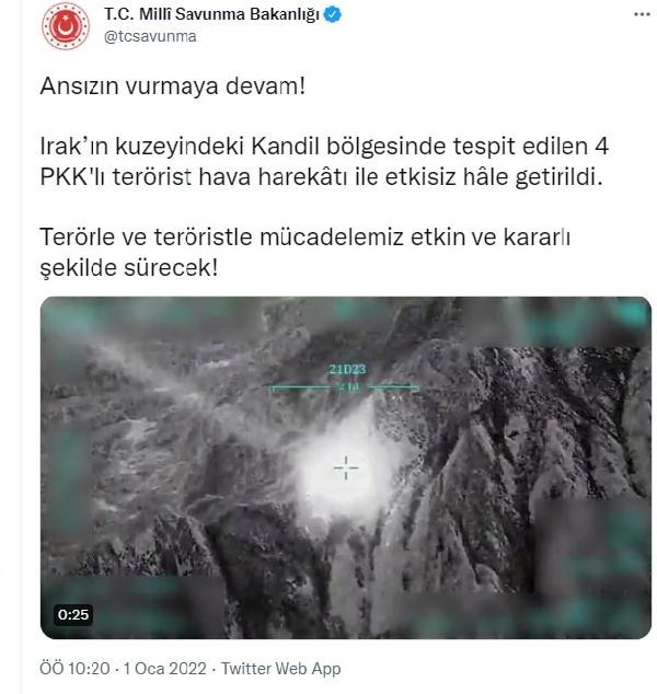TSK'dan Kandil'e hava harekatı - Resim : 1