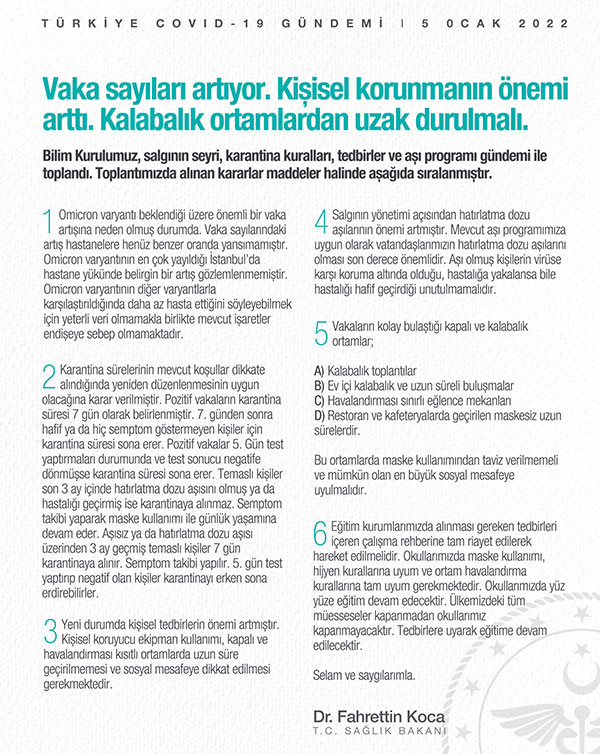 Son dakika... Yüz yüze eğitimde karar verildi - Resim : 2