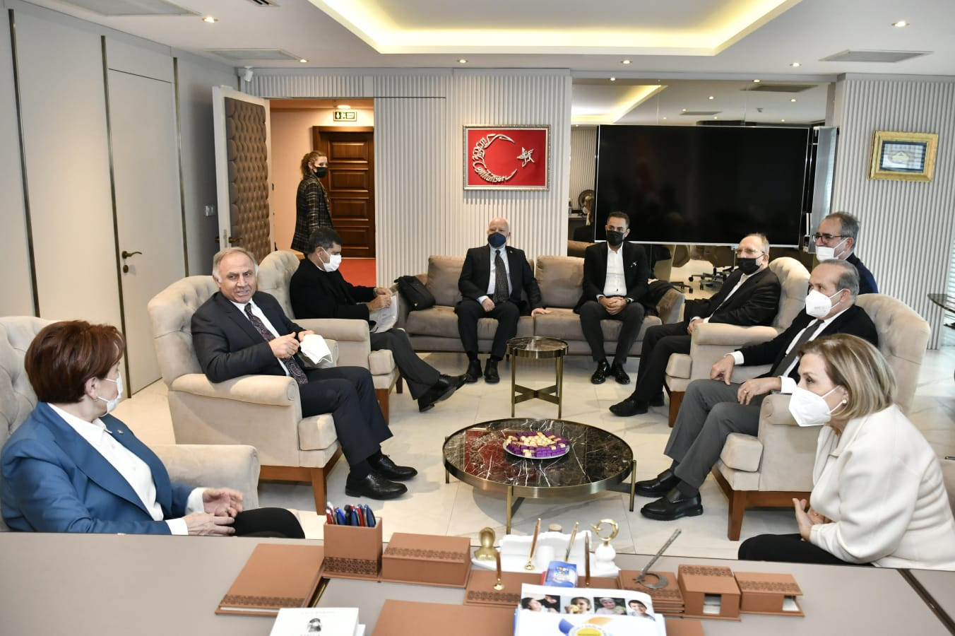 Basın Konseyi’nden Akşener’e ziyaret - Resim : 3