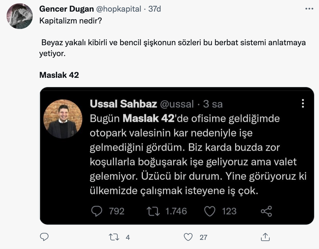 Parayı bulduktan sonra attığı tweete pişman edildi. Ünlü iş adamı kardan işe gelemeyenleri aşağıladı - Resim : 3