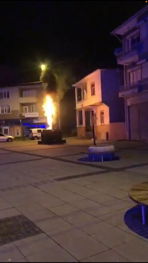 Anıt yakanlar gözaltında - Resim : 5