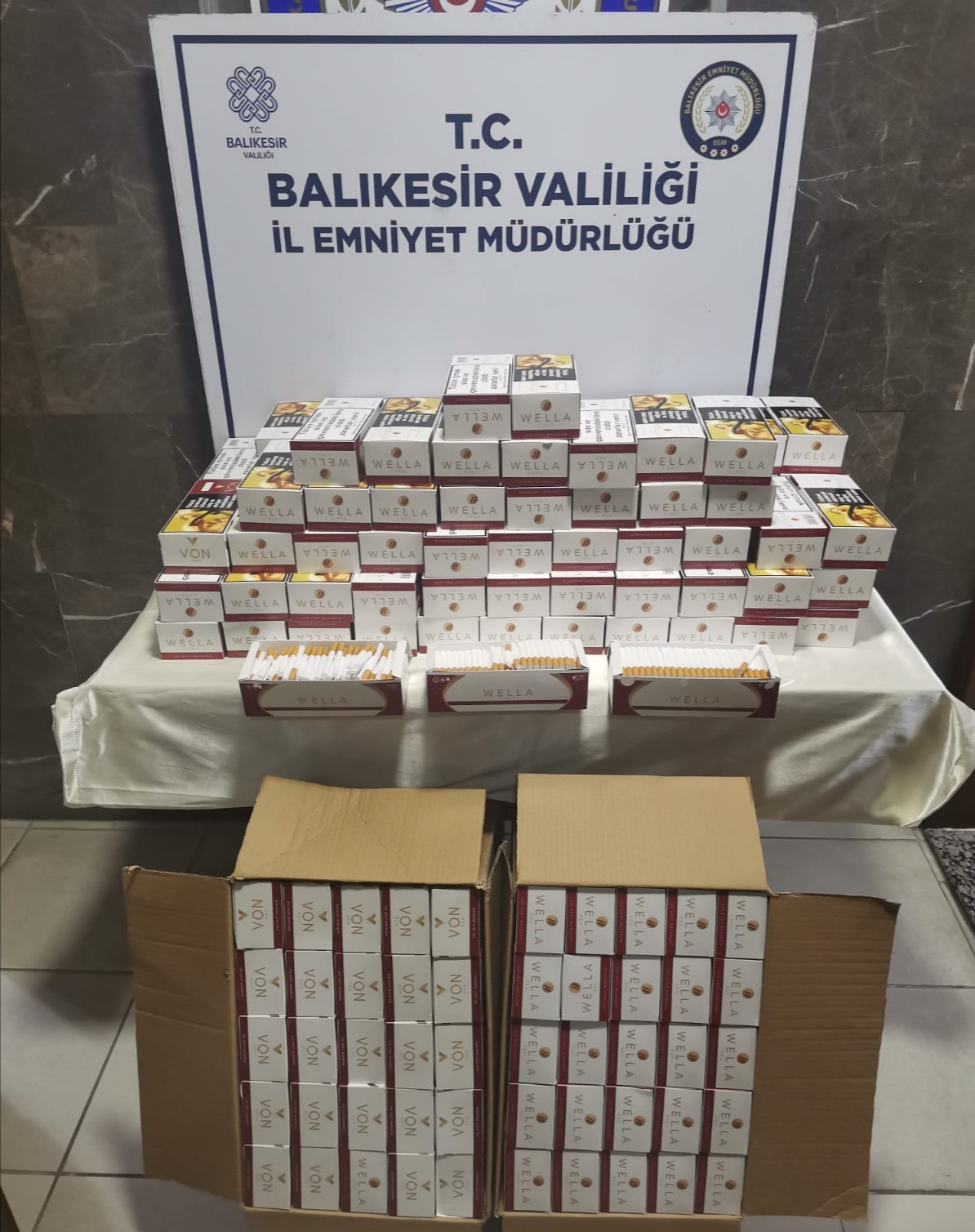 40 bin makaraon ele geçirildi - Resim : 1