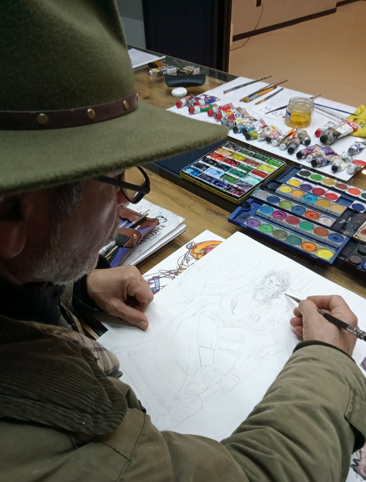 Ressam İsmet Bilen'in eserlerine Galataport'ta yoğun ilgi - Resim : 2