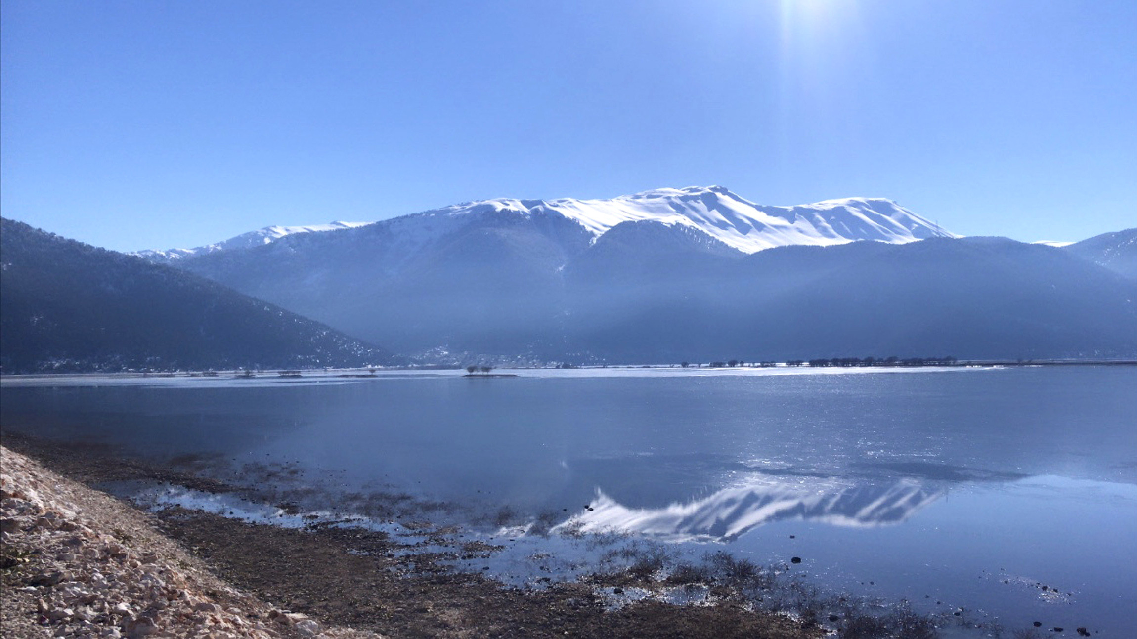 Tamamen kuruyan Avlan Gölü'nde 'su' sevinci! Tamamen kurumuş hayvanlar otluyordu… - Resim : 6