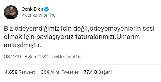 ''Faturalarımızı ödeyemeyenlerin sesi olmak için paylaşıyoruz'' - Resim : 2