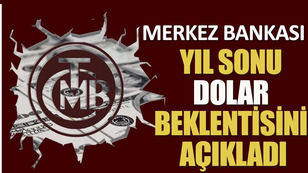 Merkez Bankası Yıl Sonu Dolar Beklentisini Açıkladı