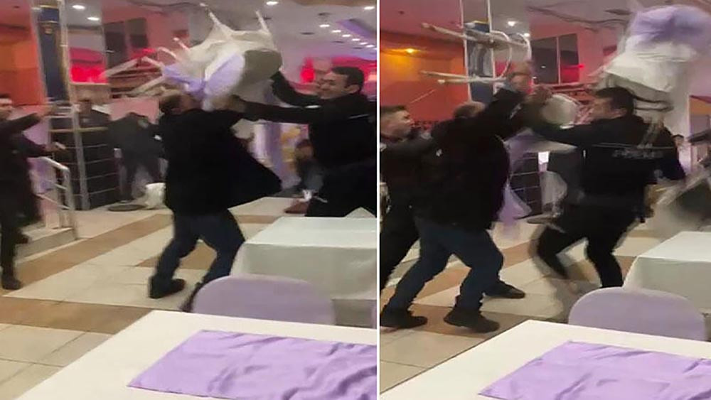 Polise saldırıda yeni görüntüler ortaya çıktı Polise saldırıda yeni görüntüler ortaya çıktı