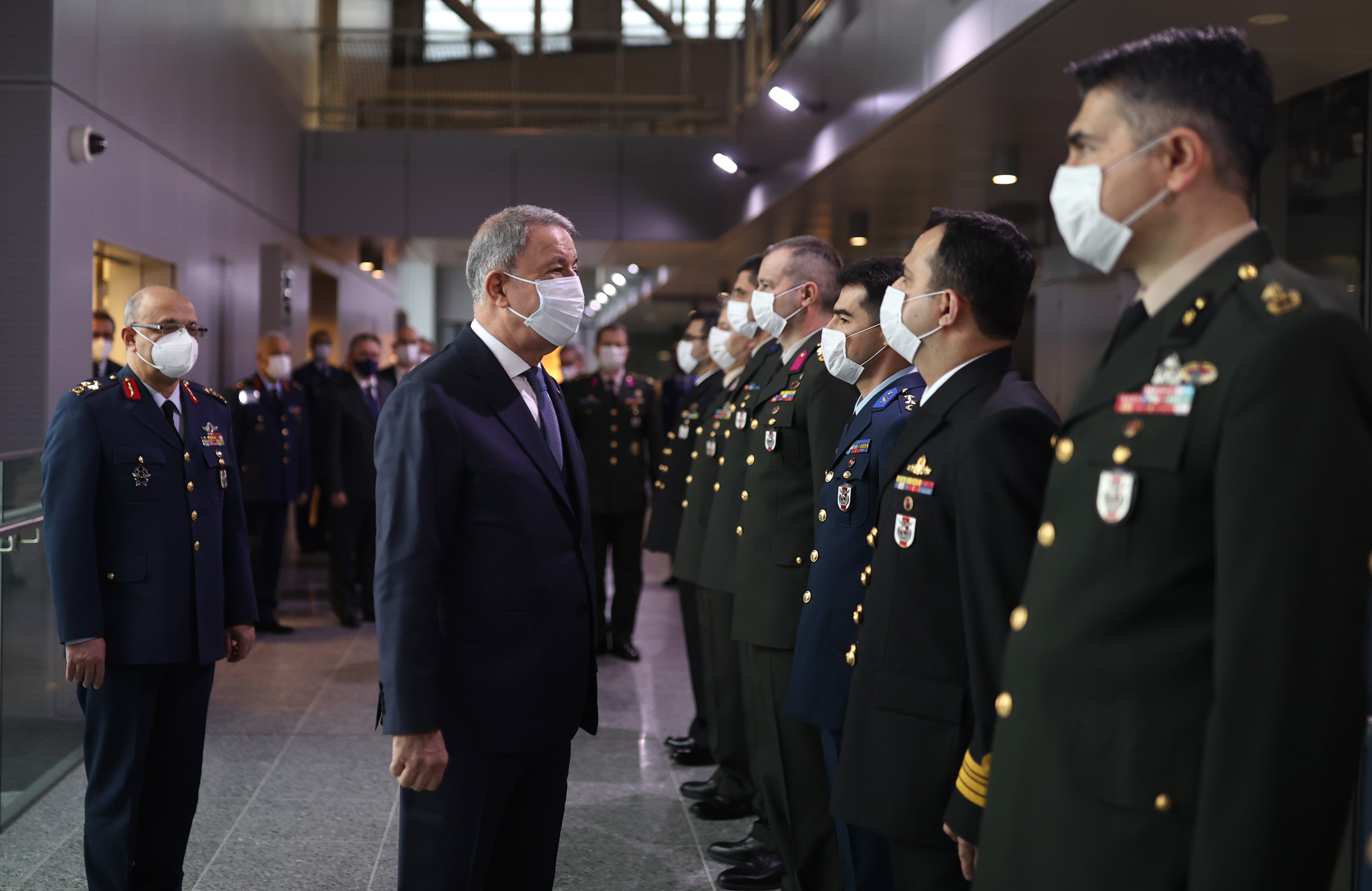 Bakan Akar Nato Karargahı’nda - Resim : 1