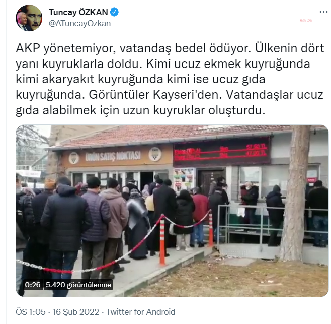 AKP'nin bir kalesinde daha uçsuz bucaksız kuyruk - Resim : 1