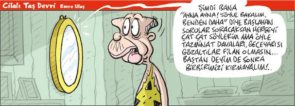 Saray'daki ayna karikatürü - Resim : 1
