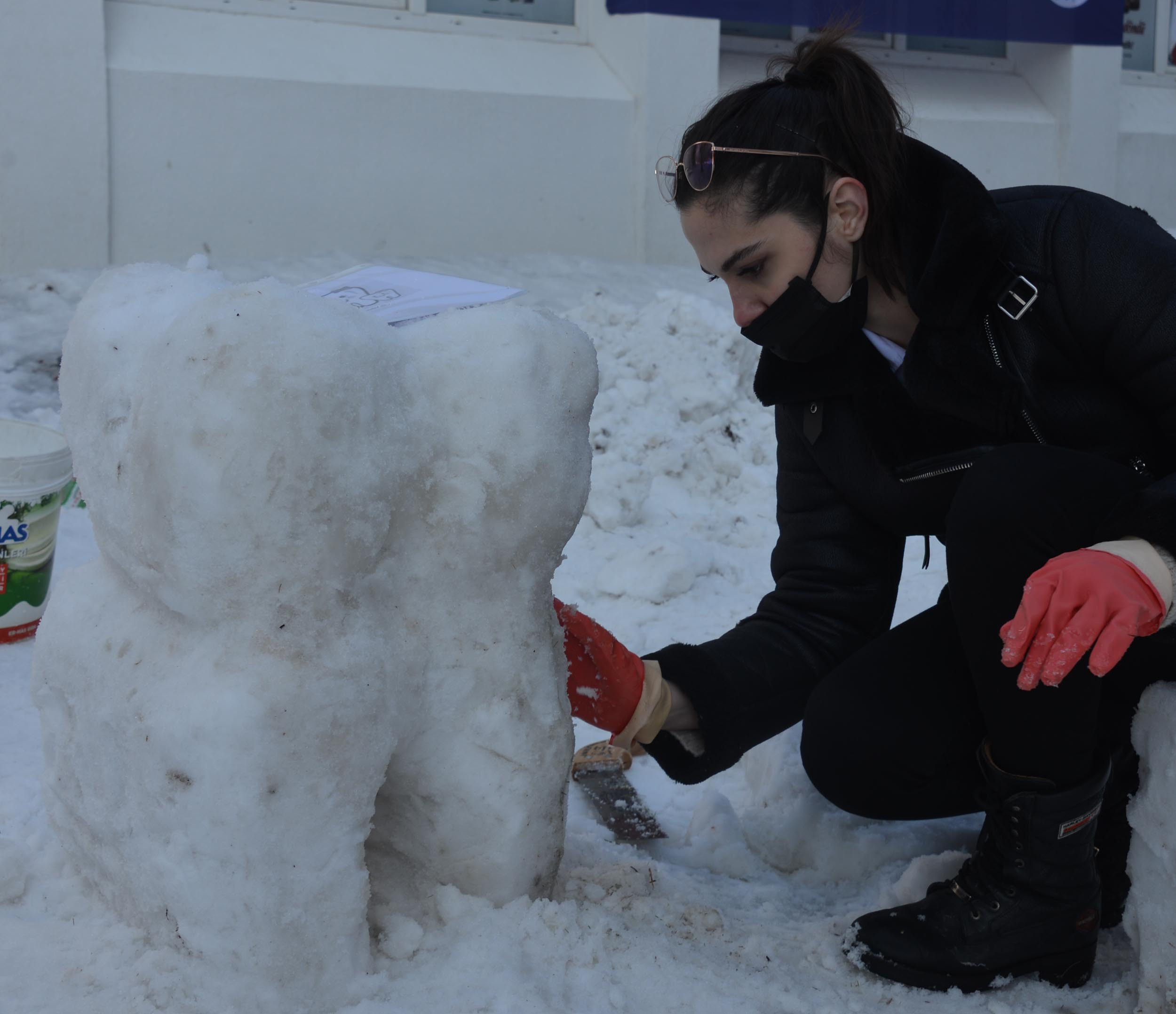 Erzurum'da 'kardan diş festivali' düzenlendi - Resim : 10