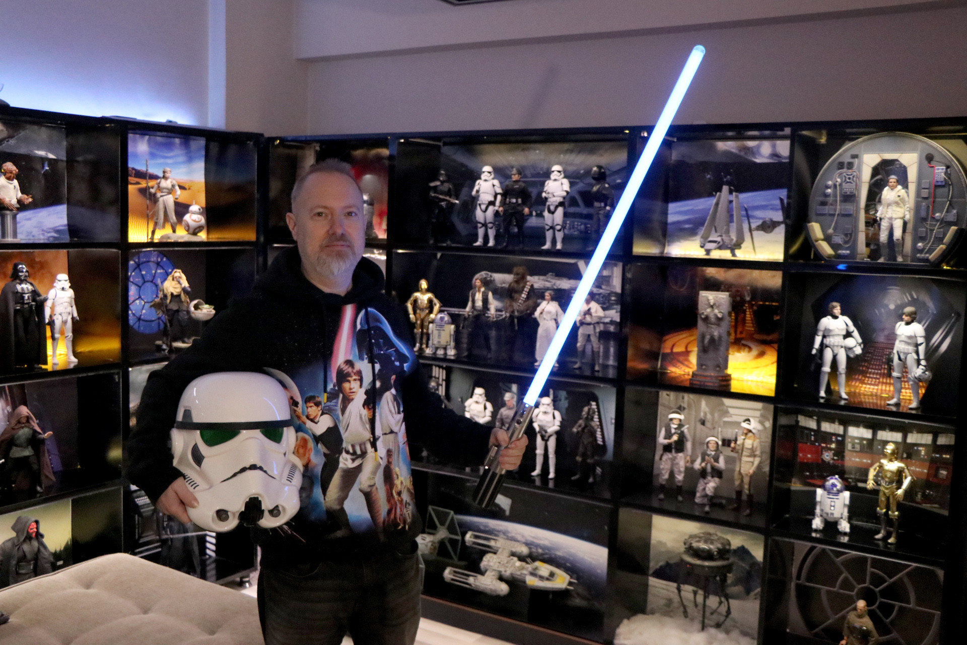 Evini ‘Star Wars’ müzesine çevirdi! 30 yıldır biriktiriyor… - Resim : 1