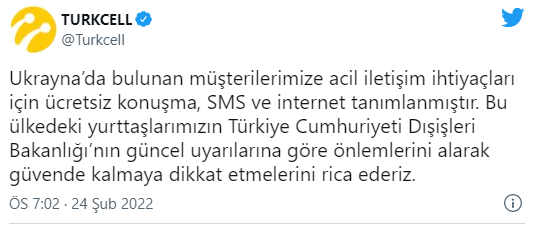Turkcell ve Türk Telekom'dan Ukrayna'daki Türklere destek - Resim : 2