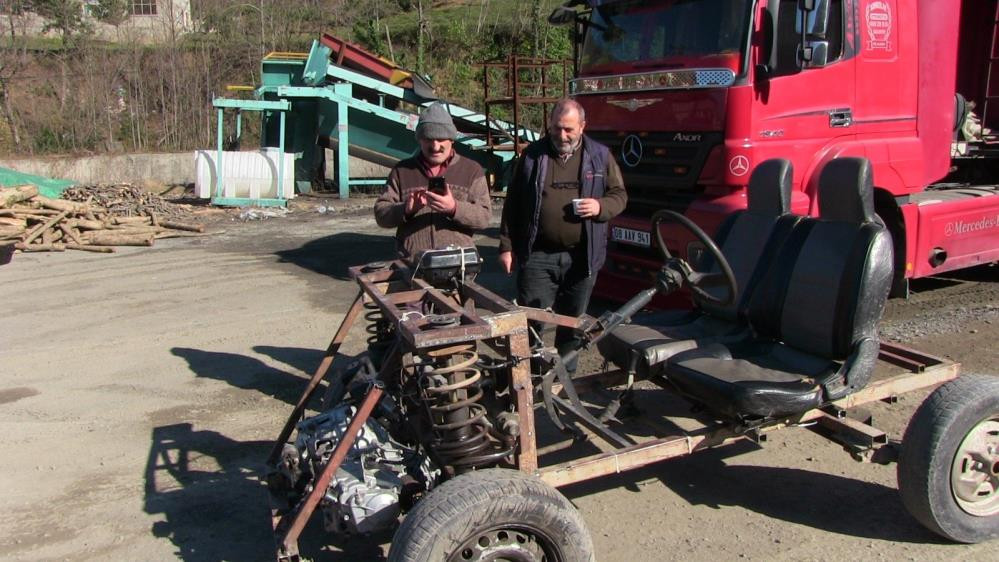 Hurda demirlerden otomobil yaptılar - Resim : 5