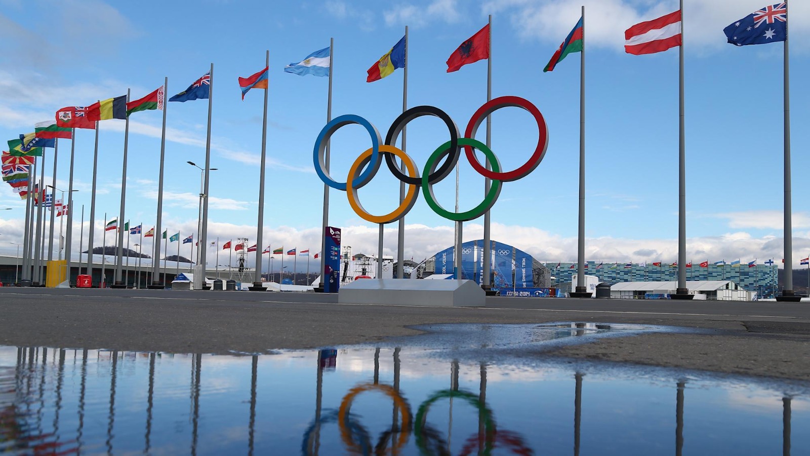 Олимпийские игры Сочи флаг кольца