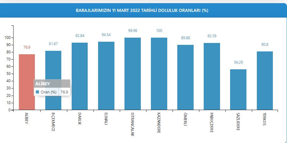 İstanbul'un barajları yüzleri güldürüyor - Resim : 1