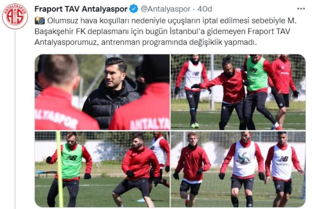 Antalyaspor: "İstanbul'a gelemiyoruz. Maçımızı erteleyin" - Resim : 1