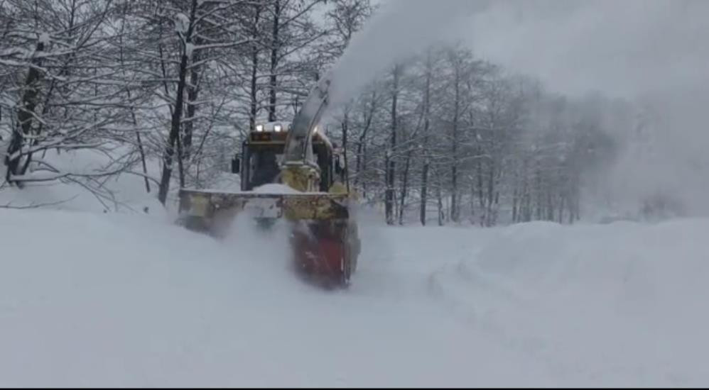 Ordu’da kar kalınlığı şaşkına çevirdi - Resim : 1
