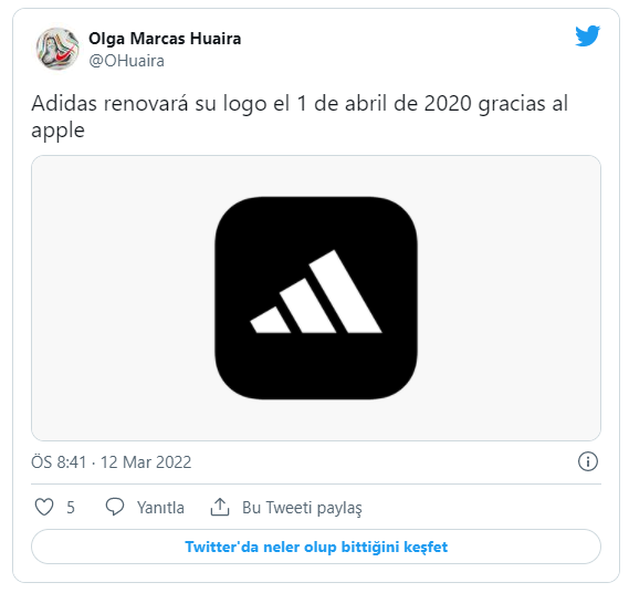 Mom Lil Original Adidas'ın yeni logosu sosyal medyaya sızdı