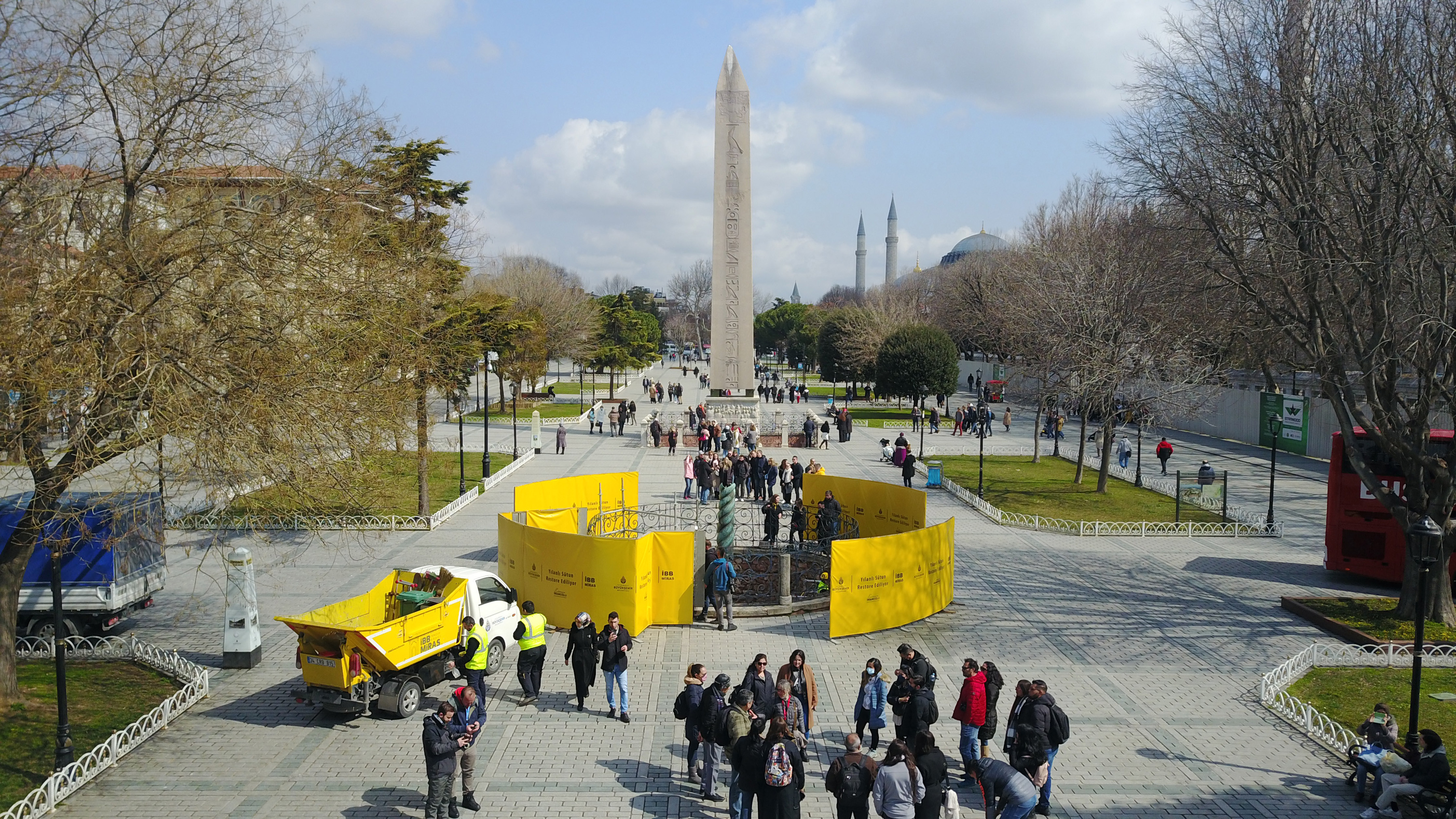 2 bin 500 yıllık yılanlı sütun restore ediliyor! İstanbul'daki en önemli tunç eser… - Resim : 1