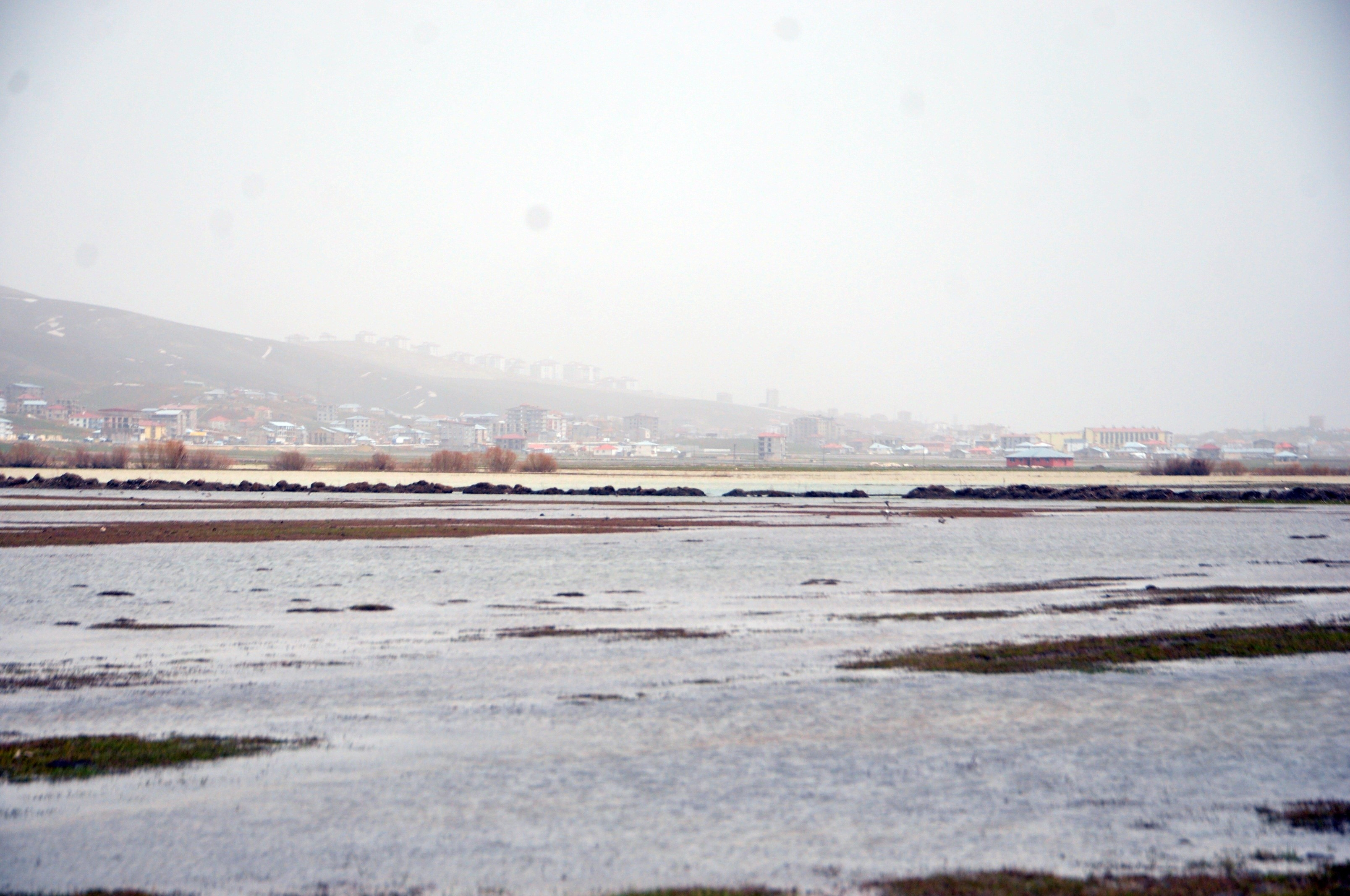 Hakkari'de dere taştı! Ova ve evler su altında kaldı… - Resim : 12